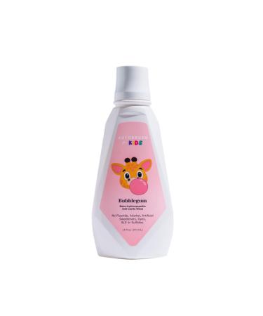 AutoBrush Kids Bubblegum Mouthwash Anticavity Fluoride Free Rinse Alcohol-Free Gentle and Effective Oral Care Bubblegum Flavor 16 fl. oz (1)