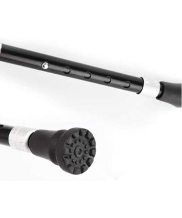 Telescopic Non Slip Crutches Folding Cane Wood Handle Adjustable Crutches Walking Sticks rollator walker Durable Mobility Aid for Arthritis Elderly Seniors & Handicap (Size : Black) The New Warm as - Buy Online on GoSupps.com