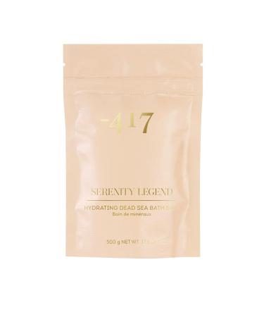 -417 Dead Sea Cosmetics Mineral Bath Salt - Hydrating & Relaxing Pure Dead Sea Salt with Healing Minerals - for Refreshed  Soft and Smooth Skin for All Skin Types17.6 oz