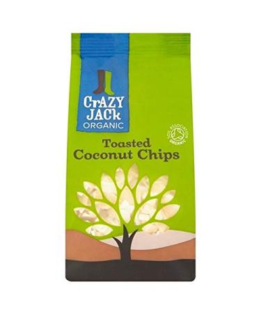 Crazy Jack 4x Jack Fou Organic Roasted Coconut Chips 100g