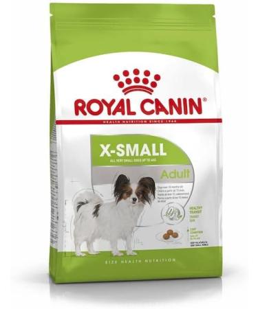 ROYAL CANIN X-Small Adult | Double Pack | 2 x 500 g | Dry food for very small adult dogs | for dogs up to 4 kg | From 10 months | to support the intestines - Buy Online on GoSupps.com