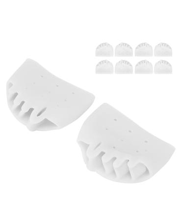 Premium Bunion Corrector & Hallux Valgus Splint - 5-Hole Foot Toe Separator - High Elasticity SEBS Support - Effective Protection (White) - Buy Online on GoSupps.com