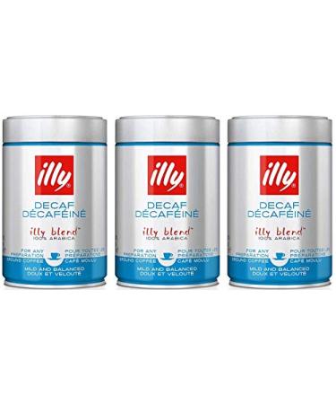 illy Illy - caffeine-free ground espresso - Pack of 3 jars (250g each)