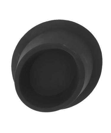Durable Silicone Shaving Bowl & Soap Peel for Easy Foam Frothing - Perfect for Home Hairdressing & Salon Use (Black) - Buy Online on GoSupps.com