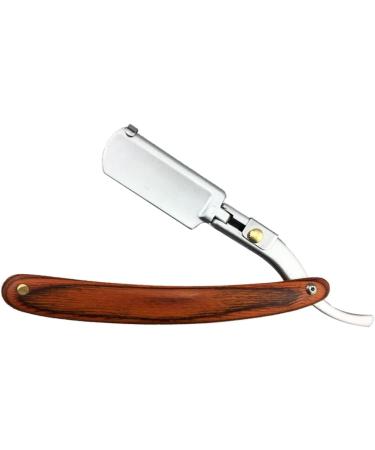 Fomiyes Portable Razor - Manual Straight Blade Shaver for Men | Metal & Bamboo Beard Grooming Tool - Buy Online on GoSupps.com