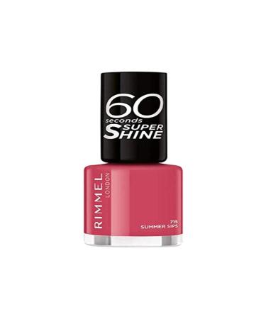 Rimmel 60Sec N/Polish Summer Sips 715 Summer Sips 715 8 ml (Pack of 1)