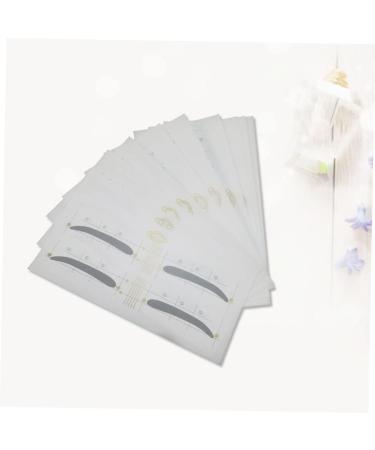 FOMIYES 12pcs 48 Adhesived Stencils Eyebrow Stencil Kit Eyebrow Styling Tool Eyebrow Template Eyebrow Card - Buy Online on GoSupps.com