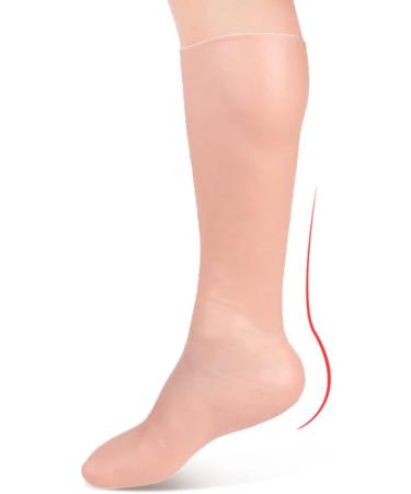 MAGICLULU 2 Pairs Exfoliating Moisturizing Socks Block Heels for Women Dressy Cracked Heels Socks Ladies Heels Elastic Long Socks Feet Moisturising Socks Women's Socks Sebs - Buy Online on GoSupps.com