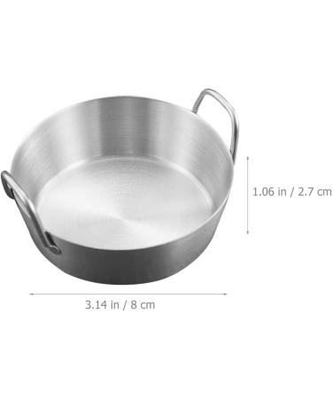 MAGICLULU 5pcs Sauce Dish Appetizer Side Dishes Kitchen Condiment Dish Steel Dipping Plates Metal Sauce Cups Household Dish Sauce Pot Small Saucers Bowl Cold Dish Stainless Steel re-usable 8X8CMx5pcs Silverx5pcs - Buy Online on GoSupps.com