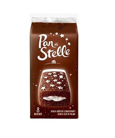VANREO Mulino Bianco La Merenda Pan di Stelle Biscuits 8 x Cocoa Cakes 280 g