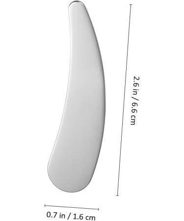 Gogogmee 2pcs Cosmetic Spatula Face Cream Scoop Cosmetics Spatula Face Spatula Mini Spatula for Cosmetics Makeup Spatula Small Make up Spatula Tool Metal Makeup Spatula Esthetician Supplies - Buy Online on GoSupps.com