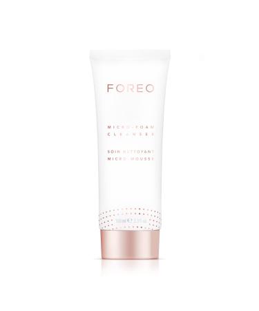 FOREO Micro-Foam Cleanser - Face Wash - Pore Minimizer - All Skin Types Facial Cleanser - Vitamin E - Travel Size - Vegan - Facial Skin Care Products - 3.3 fl. oz.