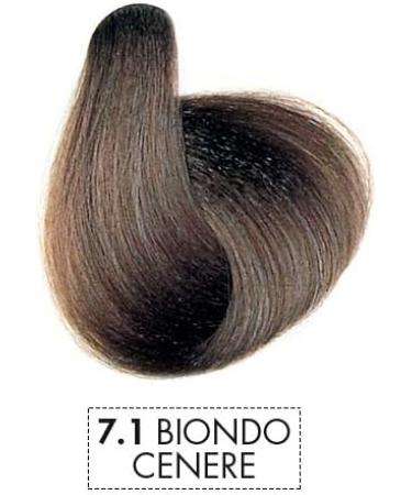 Vera Color - 7.1 Ash Blonde - Professional Permanent Hair Dye No Ammonia Cream Hair Colour with Plant Keratin Aloe Vera and Goji Berries - Total Coverage of Grey Hair - 100 ml - Buy Online on GoSupps.com