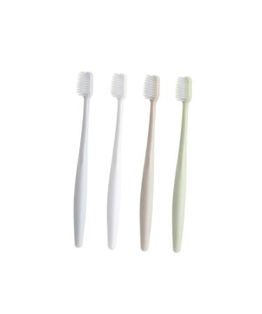 Partykindom 4 pieces of sensitive toothbrush natural toothbrush hand toothbrush household.