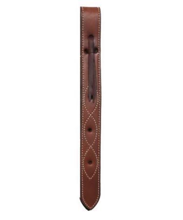 Showman Pony Size Leather Off Billet Strap Saddle 14 1/2" x 1 1/2" (Burgundy)