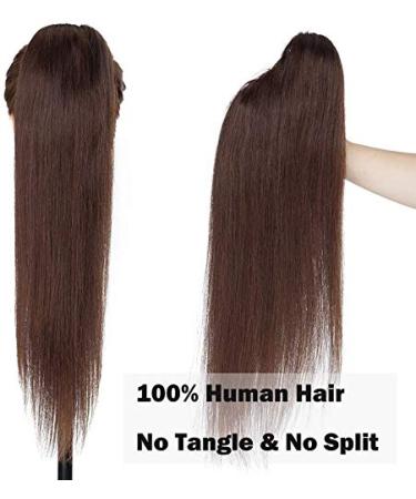 Buy SEGO Real Hair Ponytail Extension - 100% Remy Clip-In Braid Dark Brown #2-1 (18/45cm) - International Shipping Available - Buy Online on GoSupps.com