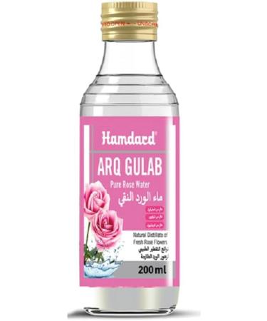 Hamdard Arq Gulab Pure Rose Water - 200ml (6.76 Fl Oz) - Buy Online on GoSupps.com