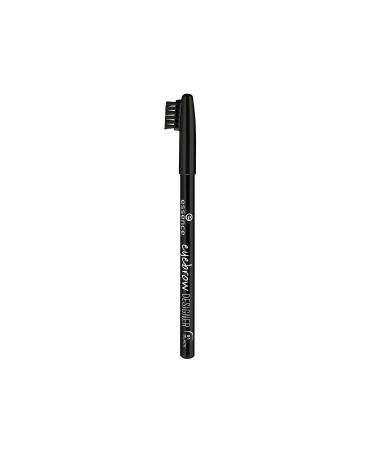 Essence Cosmetics Eyebrow Designer Pencil No. 01 Black - Vegan Microplastics Free | 1g Eyebrow Makeup for Defined Look - Buy Online on GoSupps.com