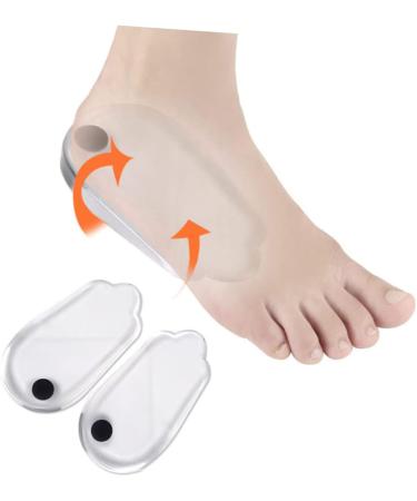 Buy Healvian 4 Pairs Massage Gel Heel Pads - Orthotic Insoles for Plantar Fasciitis Relief - Premium Silicone Shoe Cushions & Mats - Buy Online on GoSupps.com