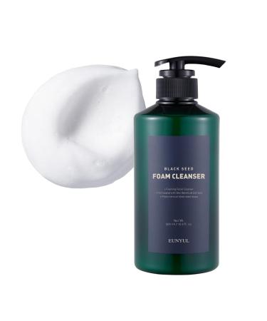 EUNYUL Blackseed Foam Cleanser 16.9fl.oz (500ml) Korean Skincare Large Size Face Wash Facial Foaming Cleanser