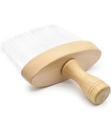 FOMIYES Face Salon Brush Duster Brush Hairdressing Neck Brush Vintage Shaving Hair Duster Neck Duster Brush Barber Neck Brush Wool Duster Wooden Clean White 15X12X12CM White - Buy Online on GoSupps.com