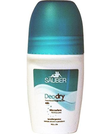 6 x Sauber deodry Roll On 48H Refreshing microspheres 50 ml