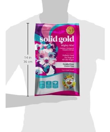 Solid Gold Mighty Mini Grain-Free Dog Food with Probiotics - Ideal for Small Breeds - Buy Online on GoSupps.com