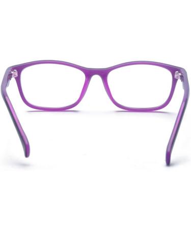ALWAYSUV Blue Light Blocking Glasses for Kids & Teens - Square Frame Anti Blue Ray Gaming Glasses in Purple - Buy Online on GoSupps.com