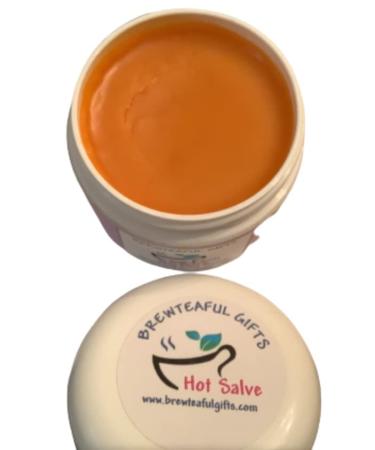 Hot Salve Small 2 Ounce Cayenne Pepper Orange