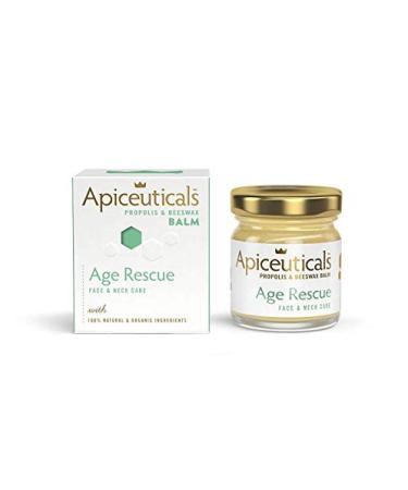BioActive Nutrients - Propolis & Beeswax Balm with Argan Oil - (40ml) Age Rescue 100% Natural Honey Skin Moisturizer Rejuvenating Cream Anti-Aging Serum