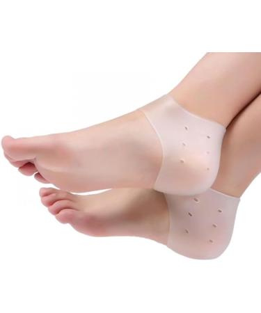 Footcare Gel Heel Protectors - Set of 2 for Heel Pain & Cracked Heels Relief | Men s & Women s Comfort - Buy Online on GoSupps.com