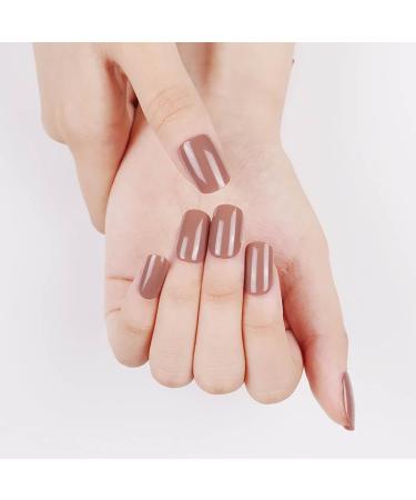 Zaubern gel4Home - Premium UV Nail Wraps & Foils | Semi-Cured Gel Nails in Taupe | International Shipping Available - Buy Online on GoSupps.com
