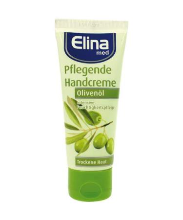 Elina Olive Hand Cream with Olive Oil - Pack of 4 (75ml Tubes) | Nourishing Moisturizer for Hydrated Skin - International Shipping Available - Buy Online on GoSupps.com