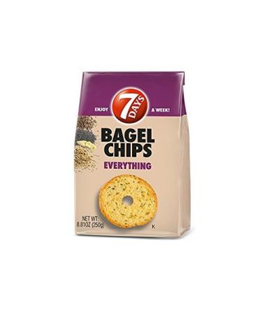 7Days Bagel Chips, Everything, 8.81 oz. Bag Everything 8.81 Ounce