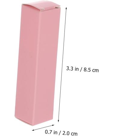 Shop Gatuida 100 Pcs Handmade Paper Box Lip Balm Tubes - Cute DIY Pink Lip Gloss Packaging for Girls - Bulk Pillow Lip Tint & Lipstick Suitcase - Buy Online on GoSupps.com