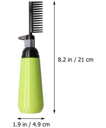 Lurrose 3pcs 130ml Hair Dye Bottle Root Comb Applicator Bottle Hair Coloring Dyeing Dispensing Bottle Container for Home Shop Scalp Treatment Perming Tools (Random Color) - Buy Online on GoSupps.com