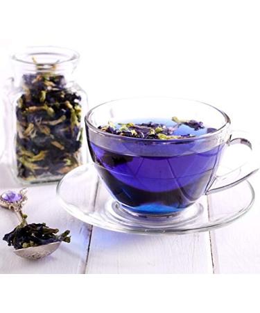 Handcrafted Wooden Tea Gift - Butterfly Pea Flower - 120 Cups (2.11 Oz) - ECO-FRIENDLY Clitoria Flower Tea - Vegan & Gluten Free - Wooden Gift 2.12 Ounce - Buy Online on GoSupps.com