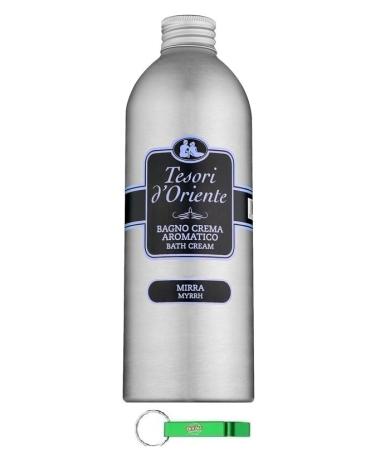 Tesori d'Oriente Bagno Crema Mirra Lot de 8 bains moussants la myrrhe et aux huiles essentielles nettoient la peau et nourrissent et hydratent 500 ml + porte-cl s Beni Culinari gratuit