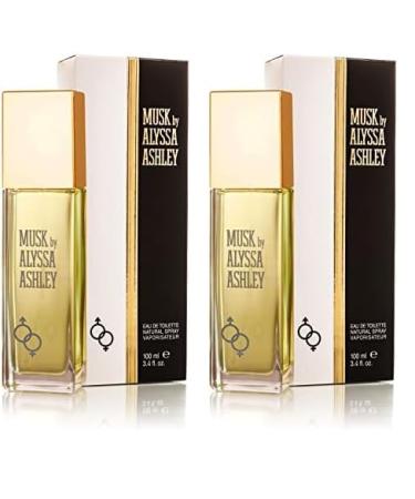 Ashley Alyssa Musk By Alyssa For Women. Eau De Toilette Spray 3.4 Ounces (Pack of 2) 3.4 Ounce (Pack of 2)