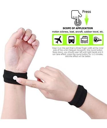 Kitmate Motion Sickness Bands - 8 Pair Natural Acupressure Nausea Relief Wristbands - Buy Online on GoSupps.com