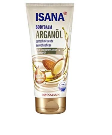 ISANA Bodybalm Argan Oil - delicately melting pampering care - with precious argan & almond oil - 200 mL