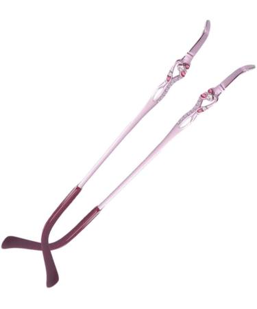 YGNJH Glasses replace the legs. Glasses temples eyeglass temples 1 pair of women's purple replacement temples eyeglass accessories for rimless glasses