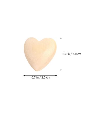 Toyandona 150 Stk Peach Cherz Valentine Heart Decoration Pearls - DIY Wooden Colorful Round Pearls for Bracelets & Garland - Buy Online on GoSupps.com