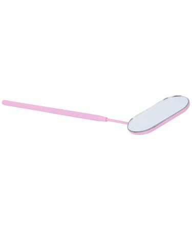 Buy Grafted Eyelash Mirror | Stainless Steel Dental Inspection Mirror | Compact Eyelash Tool for Women - Pink | International Shipping - Buy Online on GoSupps.com