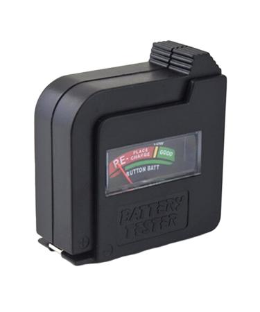 Battery Tester Portable Battery Charge Checker for AA AAA C D 9V / 1.5V Button Cell Batteries / 1.5V Regular or Rechargeable Batteries