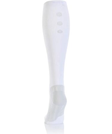 Safersox Sports Compression Stockings - White Size 39-42 | Enhance Performance & Recovery | International Shipping - Buy Online on GoSupps.com