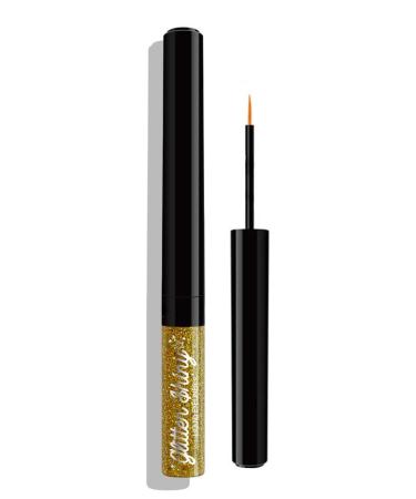 Pearlescent Eyeliner Liquid Glitter Eyeliner Eyeshadow Makeup Stage Show Makeup (yellow)