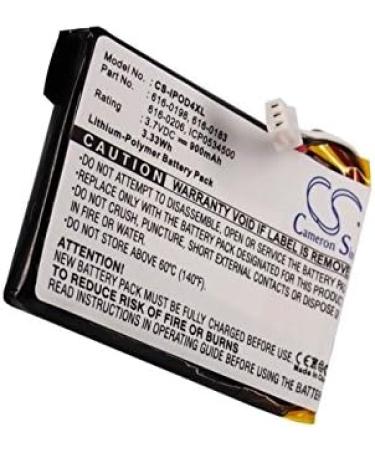 Replacement Battery for Apple iPod Photo 30GB 40GB | Compatible Part Numbers: 616-0183 616-0206 616-0215 | 900mAh/3.7V - Buy Online on GoSupps.com