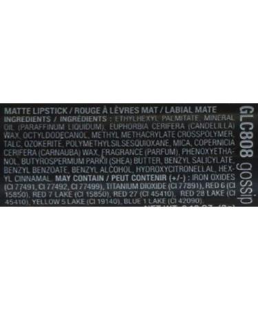 L.A. Girl Matte Flat Velvet Lipstick - Gossip 0.10 oz | Best Matte Lip Color - Buy Online on GoSupps.com