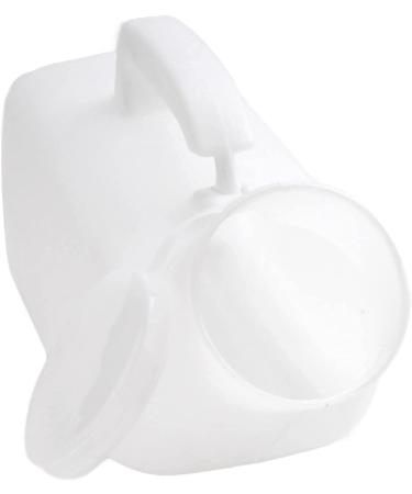 Urinals for Men Thick Firm Portable Urinal Urine Collection for Incontinence Elderly Travel Bottle and Emergency (White)-1200ml Happy - Buy Online on GoSupps.com